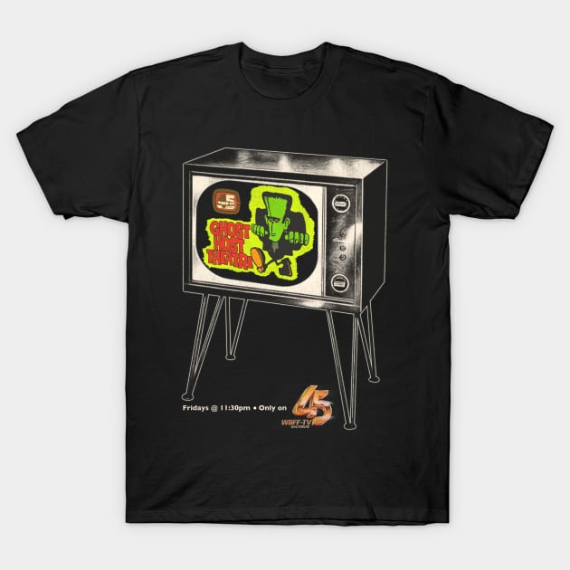 Ghost Host Theatre Horror Movie WBFF Baltimore T-Shirt by darklordpug